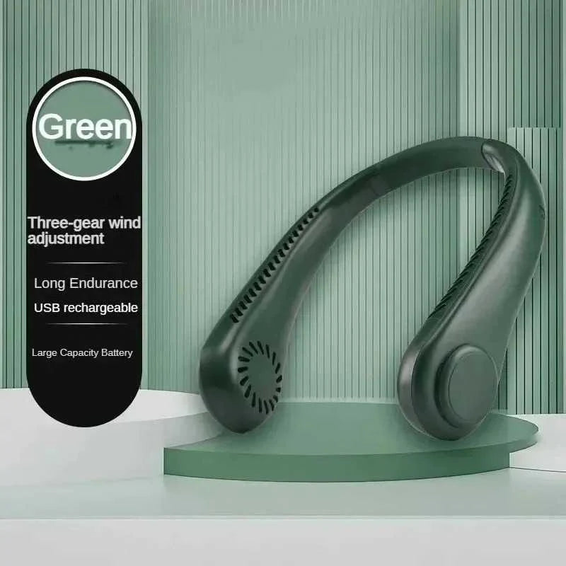 Rechargeable Portable Neck Fan, Hands-free Cooling